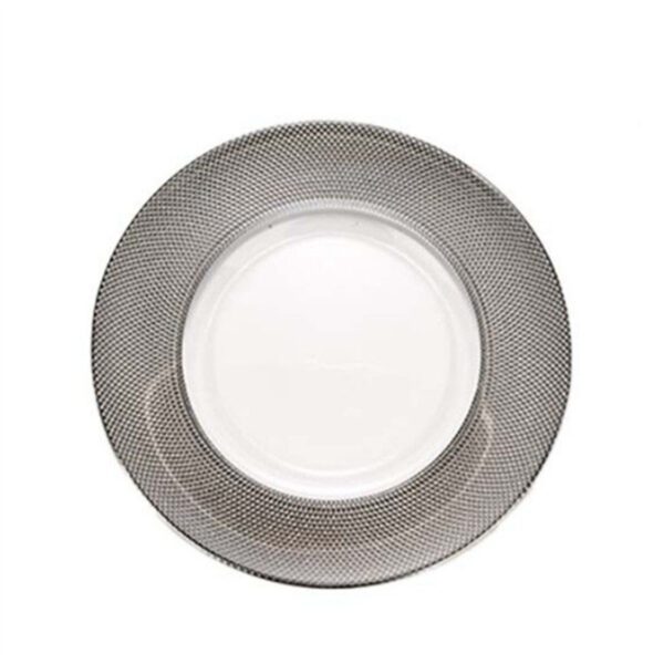 Wholesale Glass Charger Plate PZ-018